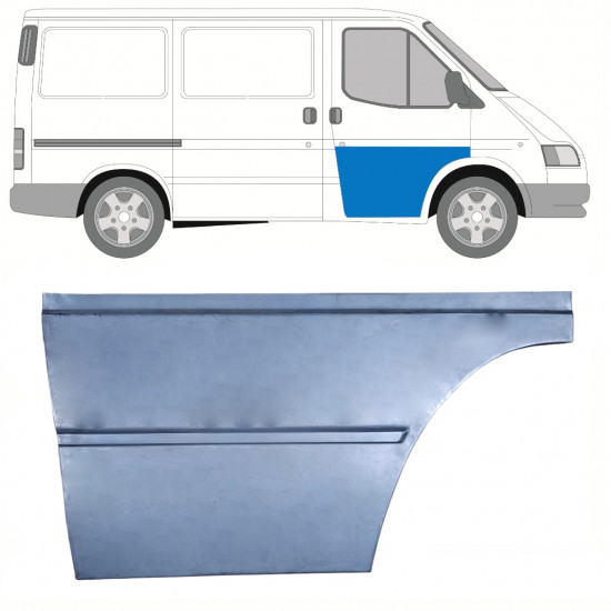 Etuoven ulompi korjausosa varten Ford Transit 1985-2000 / Oikea 8421