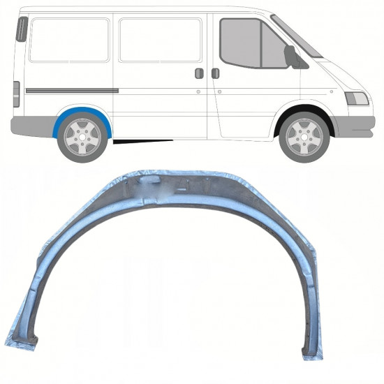 Takalokasuoja sisäkehä varten Ford Transit 1991-2000 / Oikea 9074