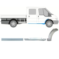 Kynnyksen ja etulokasuojan korjauspaneeli varten Ford Transit 2000-2013 / Oikea / Sarja 9923