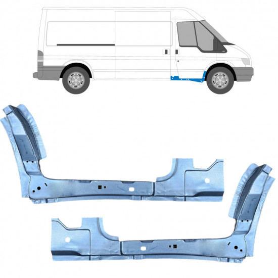 Sisäinen etukorjausosa varten Ford Transit 2000-2013 / Vasen+Oikea / Sarja 10431