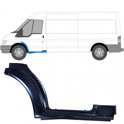 Helmapelti etuoven alle varten Ford Transit 2000-2013 / Vasen 7153