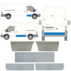 Oven korjauspaneeli varten Ford Transit 2000-2013 / Vasen+Oikea / Sarja 11389