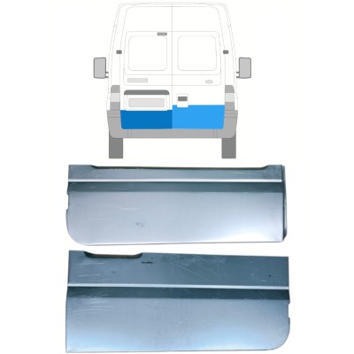 Korjauspellit takaoven varten Ford Transit 2000-2013 / Vasen+Oikea / Sarja 14534