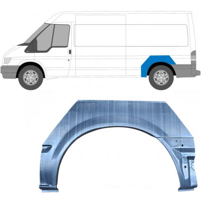 Takalokasuoja korjaussarja varten Ford Transit 2000- / MWB / LWB / Vasen 7159