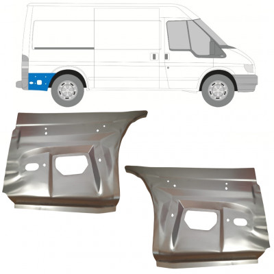 Takalokasuoja korjaussarja varten Ford Transit 2000-2013 / Sarja 11759