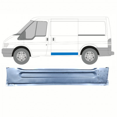 Sisäinen sivuoven kynnysprofiili varten Ford Transit 2000-2013 / SWB / Vasen 9109