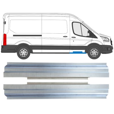 Kynnyspelti korjauspaneeli varten Ford Transit 2014- / Vasen+Oikea / Sarja 16141
