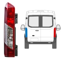 Takavalo varten Ford Transit 2014- / Vasen 16093