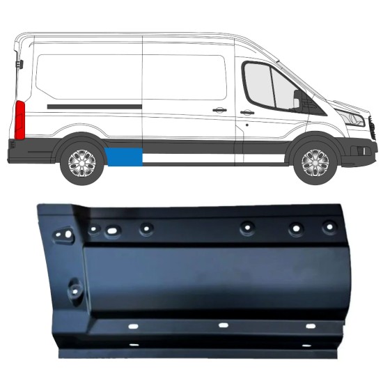 Etukaari korjauspaneeli varten Ford Transit 2014- / Oikea 15346