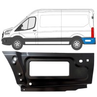 Takalokasuoja korjaussarja takaosa varten Ford Transit 2014- / Vasen 15349