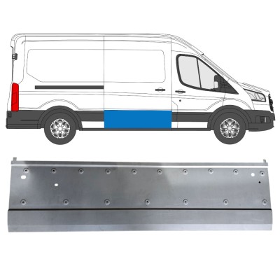 Liukuoven korjauspaneeli varten Ford Transit 2014- / Oikea 14919