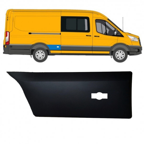 Takalokasuojan sivulista varten Ford Transit 2014-  / LWB / Oikea 11721