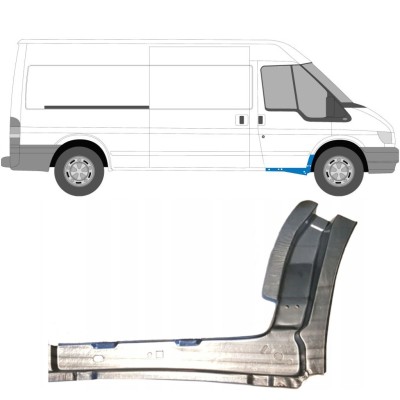 Kynnys sisäosa varten Ford Transit 2000-2013 / Oikea 11907