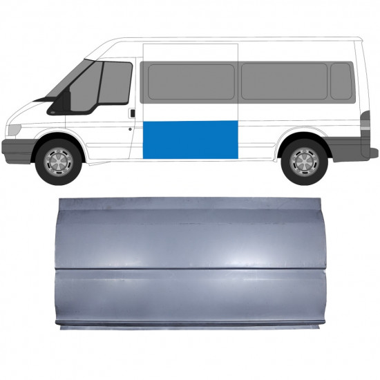 Sivuhelmapelti korjauspaneeli varten Ford Transit 2000- / MWB / LWB / Vasen 5305