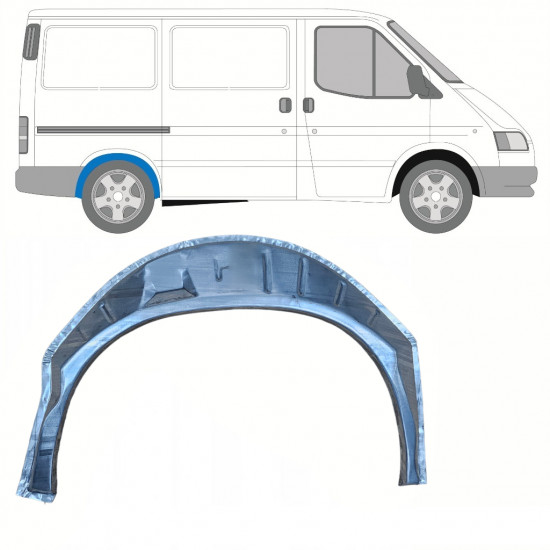 Takalokasuoja sisäkehä varten Ford Transit 1991-2000 / SWB / Oikea 8819