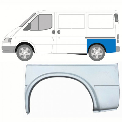 Takalokasuoja korjaussarja varten Ford Transit 1991-2000 / Vasen 8818