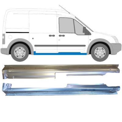 Kynnyspelti varten Ford Transit Connect 2003-2013 / Vasen+Oikea / Sarja 14614
