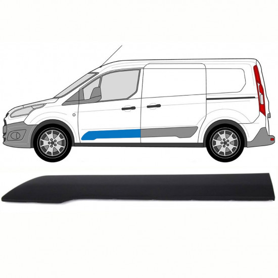 Etuoven koristelista varten Ford Transit Connect 2013- / Vasen 8497