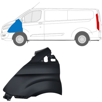 Etulokasuoja varten Ford Transit Custom 2013-2017 / Vasen 17096