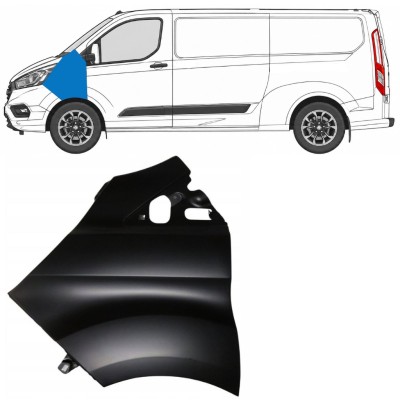 Etulokasuoja varten Ford Transit Custom 2017-2021 / Vasen 17099