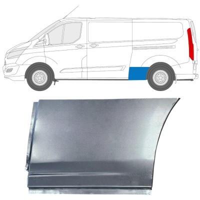 Takalokasuoja korjaussarja varten Ford Transit Custom 2013- / Vasen 15971