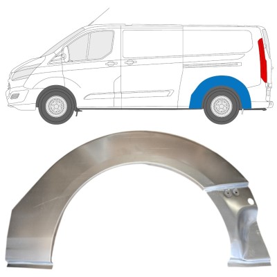 Kynnyspelti korjauspaneeli varten Ford Transit Custom 2013- / Vasen 14648