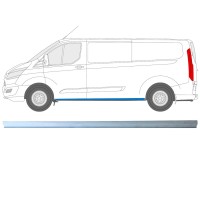 Kynnyspelti korjauspaneeli alempi osa varten Ford Transit Custom 2013-2023 / Vasen 16895