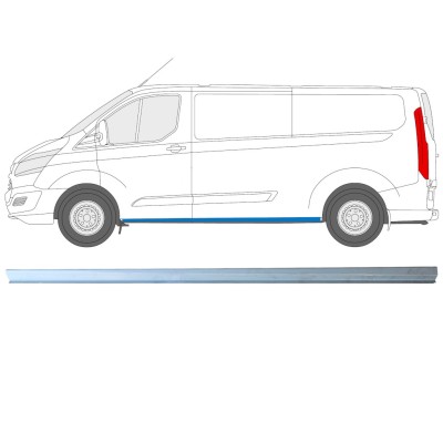Kynnyspelti korjauspaneeli alempi osa varten Ford Transit Custom 2013-2023 / Vasen 16895
