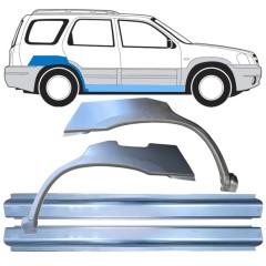 Korjauspaneeli aseta varten Mazda Tribute 2001-2008 / Vasen+Oikea / 15853