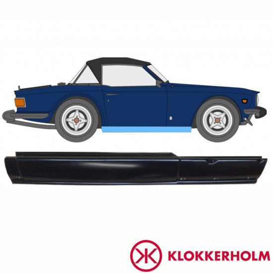 Kynnyspelti korjauspaneeli varten Triumph Tr6 1969-1976 / Oikea 10760