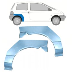 Takalokasuoja korjaussarja varten Renault Twingo 1993-2007 / Vasen+Oikea / Sarja 9933