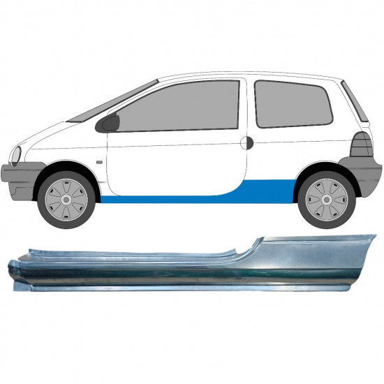 Kynnyspelti korjauspaneeli varten Renault Twingo 1993-2007 / Vasen 6973