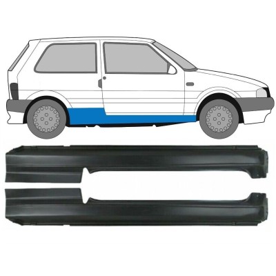 Kynnyspelti varten Fiat Uno 1983-2002 / Vasen+Oikea / Sarja 16718