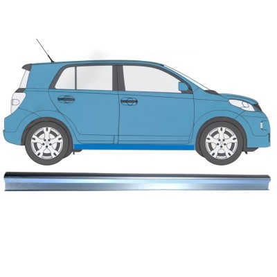 Kynnyspelti korjauspaneeli alempi osa varten Toyota Urban Cruiser 2008-2016 / Vasen = Oikea (symmetrinen) 15993