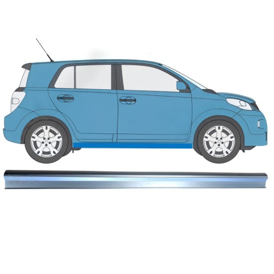 Kynnyspelti korjauspaneeli alempi osa varten Toyota Urban Cruiser 2008-2016 / Vasen = Oikea (symmetrinen) 15993