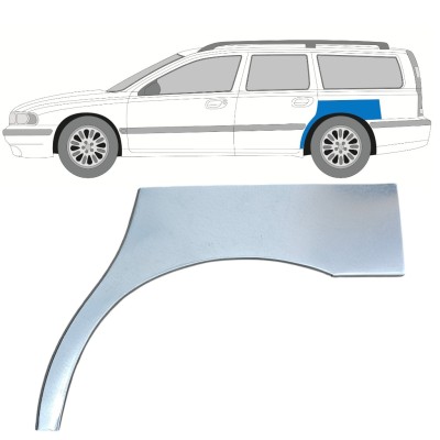 Takalokasuoja korjaussarja varten Volvo S70 V70 2000-2007 / Vasen 17212