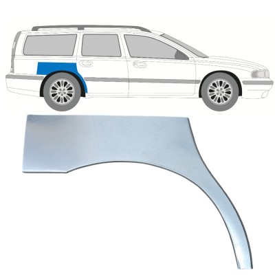 Takalokasuoja korjaussarja varten Volvo S70 V70 2000-2007 / Oikea 17211