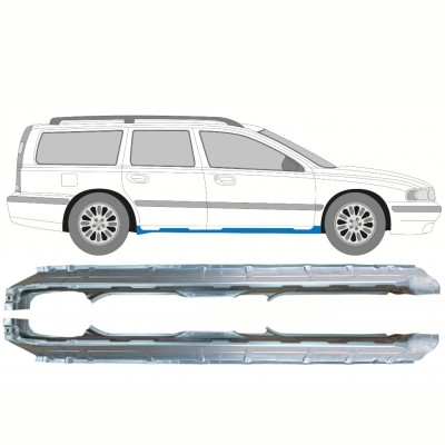 Kynnyspelti korjauspaneeli varten Volvo V70 2000-2007 / Vasen+Oikea / Sarja 10344