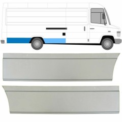 Takalokasuoja korjaussarja varten Mercedes Vario 1996- / Oikea / Sarja 8545