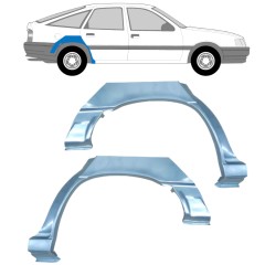 Takalokasuoja korjaussarja varten Opel Vectra A Cavalier 1988-1995 / Vasen+Oikea / Sarja 11210