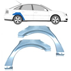 Takalokasuoja korjaussarja varten Opel Vectra C 2002-2009 / Vasen+Oikea / Sarja 9421