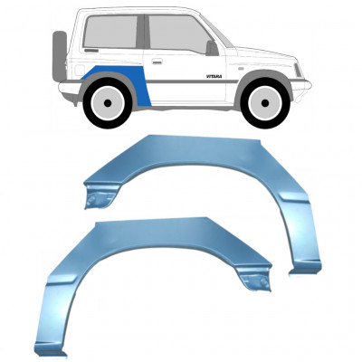 Takalokasuoja korjaussarja varten Suzuki Vitara 1988-1998 / Vasen+Oikea / Sarja 9426