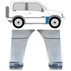 Etulokasuojan korjauspelti varten Suzuki Vitara 1988-1998 / Vasen+Oikea / Sarja 14640
