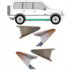 Sisäinen ja ulkoinen kynnyksen korjauspaneeli varten Suzuki Vitara 1996-2003 / Vasen = Oikea (symmetrinen) / Sarja 10311