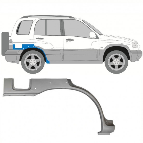 Takalokasuoja korjaussarja varten Suzuki Grand Vitara 1997-2005 / Oikea 11225