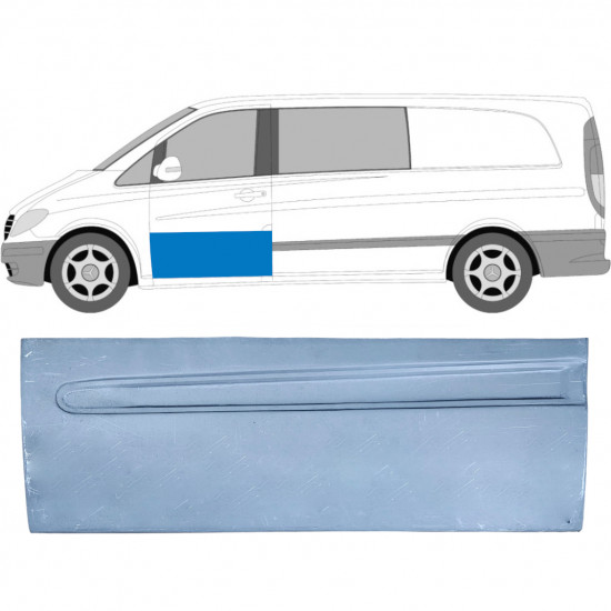 Etuoven korjausosa varten Mercedes Vito 2003-2014 / Vasen 6003