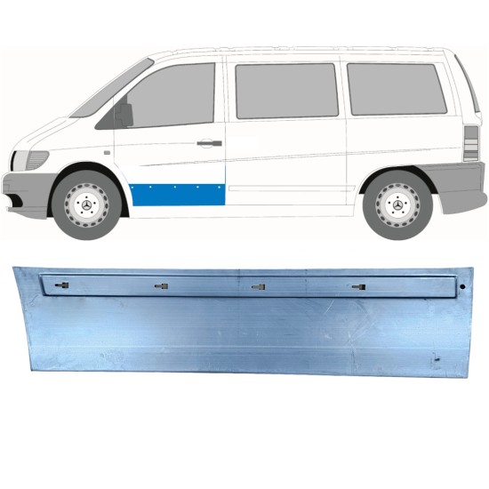 Etuoven korjausosa varten Mercedes Vito I W638 1996-2003 / Vasen 11498