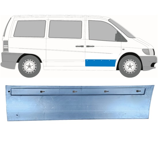 Etuoven korjausosa varten Mercedes Vito I W638 1996-2003 / Oikea 11497