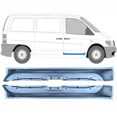 Sisäinen etuoven korjausosa varten Mercedes Vito I W638 1996-2003 / Vasen+Oikea / Sarja 10433