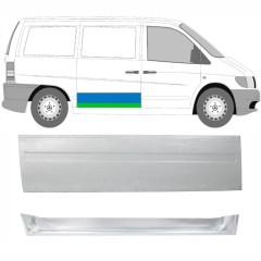 Sisäinen ja ulkoinen Liukuoven korjauspaneeli varten Mercedes Vito I W638 1996-2003 / Oikea / Sarja 16175
